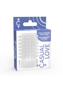 CASUAL LOVE - PIERŚCIEŃ WIBRACYJNY NA PENISA PRZEZROCZYSTY