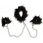 ZESTAW BDSM KAJDANKI I OBROŻA FUTERKO/RESTRAINT SET