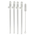 ZESTAW 4 SŁOMEK DO PICIA W KSZTAŁCIE PENISA + SZCZOTECZKA CZYSZCZĄCA