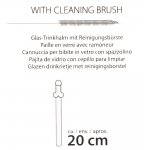 ZESTAW 4 SŁOMEK DO PICIA W KSZTAŁCIE PENISA + SZCZOTECZKA CZYSZCZĄCA