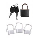 KLATKA NA PENISA Z METALOWĄ KŁÓDKĄ I KLUCZYKIEM