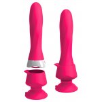  3SOME - WIBRATOR DELUXE Z PODSTAWĄ SSĄCĄ 19CM