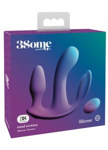 3SOME - WIBRATOR DO POTRÓJNEJ STYMULACJI 10CM