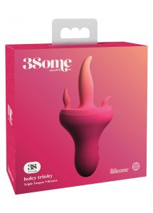 3SOME - WIBRATOR DO POTRÓJNEJ STYMULACJI 20CM