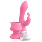 3SOME - WIBRATOR KRÓLICZEK Z PODSTAWĄ SSĄCĄ ZDEJMOWANĄ 20CM