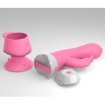 3SOME - WIBRATOR KRÓLICZEK Z PODSTAWĄ SSĄCĄ ZDEJMOWANĄ 20CM