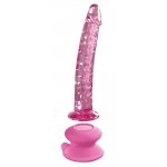 ICICLES - REALISTYCZNE SZKLANE DILDO Z PODSTAWKĄ