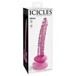 ICICLES - REALISTYCZNE SZKLANE DILDO Z PODSTAWKĄ