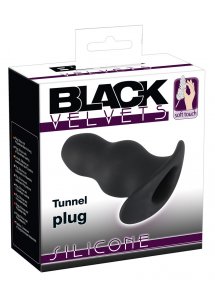 KOREK ANALNY Z TUNELEM-BLACK VELVETS