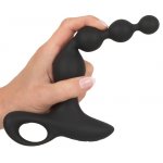 WIBRATOR ANALNY KULKOWY Z PIERŚCIENIEM-BLACK VELVETS