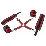 KAJDANKI KRZYŻOWE UNISEX/BONDAGE SET