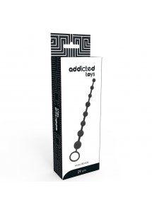 ADDICTED TOYS - CZARNE KORALIKI ANALNE 29CM