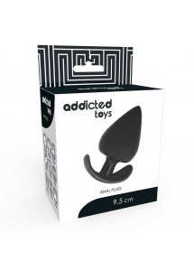 ADDICTED TOYS - CZARNY KOREK ANALNY STOŻEK 9.5 CM