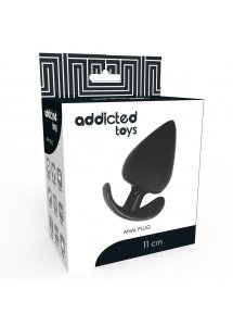 ADDICTED TOYS - CZARNY KOREK ANALNY STOŻEK 11 CM