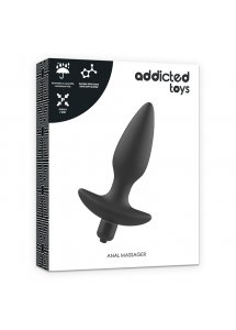 ADDICTED TOYS - CZARNY WIBRUJĄCY KOREK ANALNY 14CM