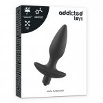 ADDICTED TOYS - CZARNY WIBRUJĄCY KOREK ANALNY 14CM