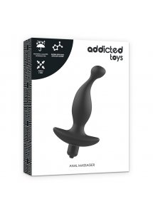 ADDICTED TOYS - CZARNY WIBRUJĄCY MASAŻER ANALNY
