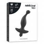 ADDICTED TOYS - CZARNY WIBRUJĄCY MASAŻER ANALNY