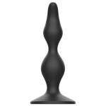 ADDICTED TOYS - SILIKONOWY KOREK ANALNY CZARNY 12CM