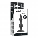 ADDICTED TOYS - SILIKONOWY KOREK ANALNY CZARNY 12CM