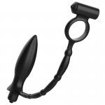 ADDICTED TOYS - WIBRUJĄCA WTYCZKA ANALNA Z PIERŚCIENIEM NA PENISA