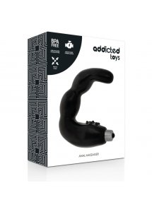ADDICTED TOYS - SILNY MASAŻER ANALNY/PROSTATY CZARNY