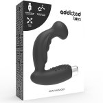 ADDICTED TOYS - SILNY MASAŻER PROSTATY 10 TRYBÓW WIBRACJI CZARNY