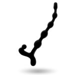 ADDICTED TOYS - CZARNE KORALIKI ANALNE 22CM