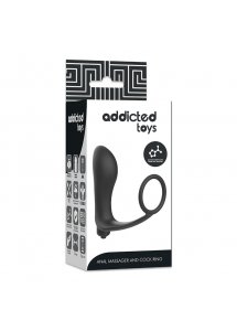 ADDICTED TOYS - MĘSKA WTYCZKA ANALNA Z PIERŚCIENIEM NA PENISA