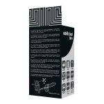 ADDICTED TOYS - WTYCZKA ANALNA Z PODWÓJNYM PIERŚCIENIEM CZARNA