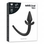 ADDICTED TOYS - NOWOCZESNY KOREK ANALNY Z OGONEM CZARNY