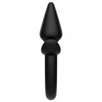 ADDICTED TOYS - NOWOCZESNY KOREK ANALNY Z OGONEM CZARNY
