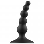 ADDICTED TOYS - SILIKONOWA KULKOWA WTYCZKA ANALNA CZARNA 10CM