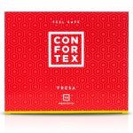 CONFORTEX - PREZERWATYWY TRUSKAWKOWE GŁADKIE 144 SZT