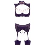 ALBIERTA FINA - KOMPLET SEKSOWNY BIUSTONOSZ I PODWIĄZKI 