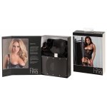 ALBIERTA FINA - SEKSOWNA KOSZULKA BEZ BIUSTU DO POŃCZOCH Z ŁAŃCUSZKAMI + STRINGI