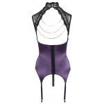 ALBIERTA FINA - SEKSOWNA KOSZULKA BEZ BIUSTU + STRINGI FIOLETOWE