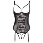 ALBIERTA FINA - SEKSOWNE BODY Z OTWARTYM BIUSTEM I SZELKAMI