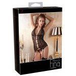 ALBIERTA FINA - SEKSOWNE OTWARTE BODY Z KORONKĄ I STRINGAMI