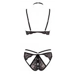 ALBIERTA FINA - SEKSOWNE OTWARTE BODY Z PASKÓW I ZŁOTE DODATKI