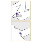 ADRIEN LASTIC - ELASTYCZNY WIBRATOR DLA PAR + PILOT FIOLETOWY