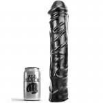 REALISTYCZNE DILDO ALL BLACK SMOTH 32 CM CZARNE