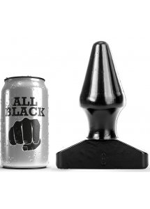 CZARNY STOŻKOWY KOREK ANALNY ALL BLACK 15,5CM
