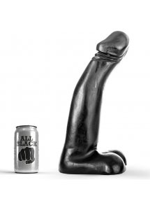 REALISTYCZNE CZARNE DILDO ALL BLACK 29CM FISTING