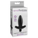 ANAL FANTASY - STOŻKOWY KOREK ANALNY Z WIBRACJAMI 8 CM