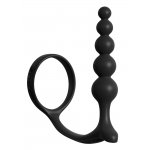 ANAL FANTASY - KULKOWY KOREK ANALNY Z PIERŚCIENIEM NA PENISA 12 CM