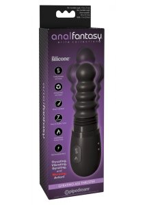 ANAL FANTASY - SILNY WIBRATOR ANALNY Z OGRZEWANIEM CZARNY
