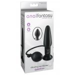 ANAL FANTASY - KOREK ANALNY Z WIBRACJAMI I POMPKĄ 17 CM