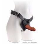 KING COCK - REALISTYCZNE DILDO TRIPLE DENSITY COCK BRĄZOWE 15 CM
