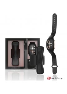 ANNE'S DESIRE - WIBRATOR NA MAJTKI Z ZEGARKIEM WATCHME CZARNO-ZŁOTY